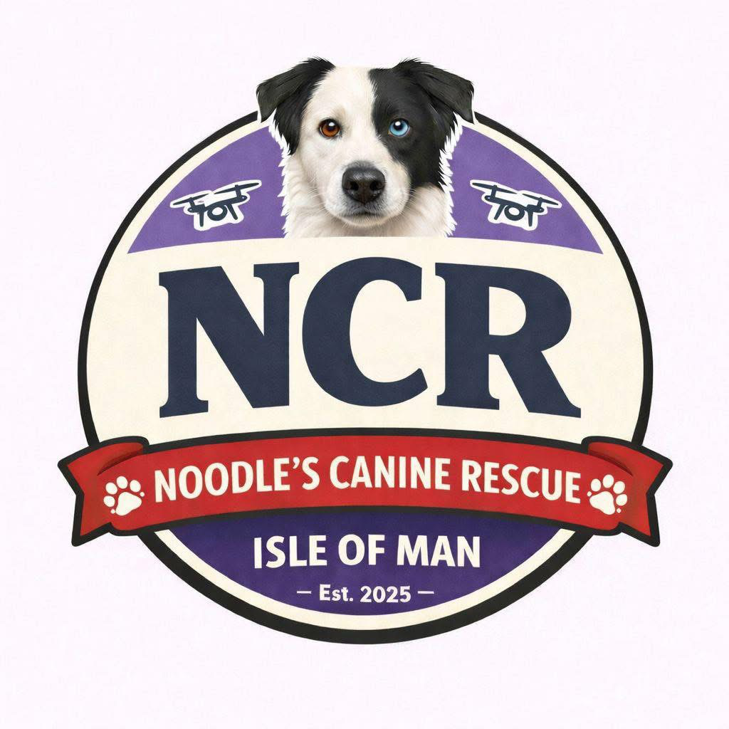 Noodle’s Canine Rescue IOM Logo